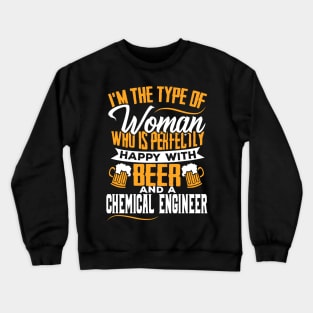 Chemical Engineer's Wife Married Couple Gift Crewneck Sweatshirt